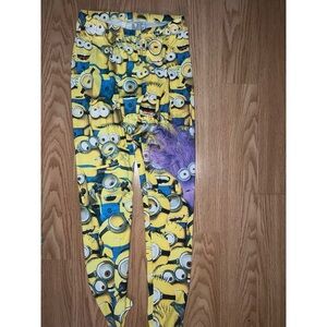 Minions Yellow Leggings